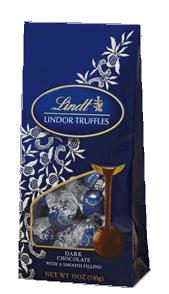 4126- LINDOR Truffles Dark Chocolate 19 oz. Bag